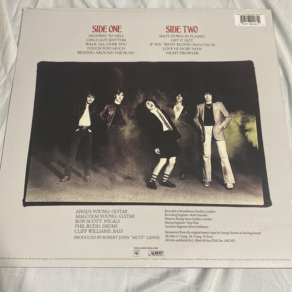 AC/DC Highway to hell record